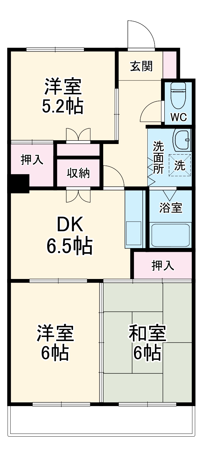 サンマンションチェリーの間取り
