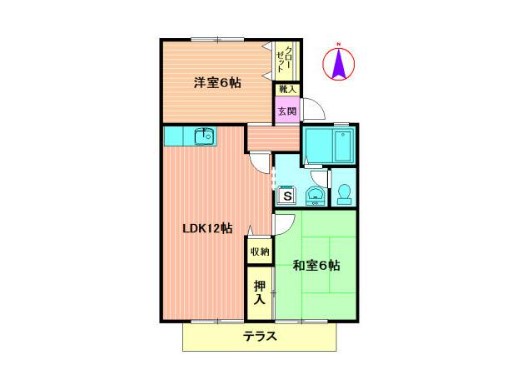 センターコートⅠの間取り