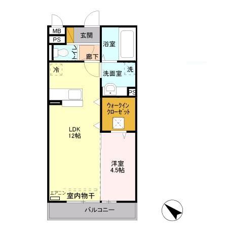 ヘリオス吉川美南　アプロディーテの間取り