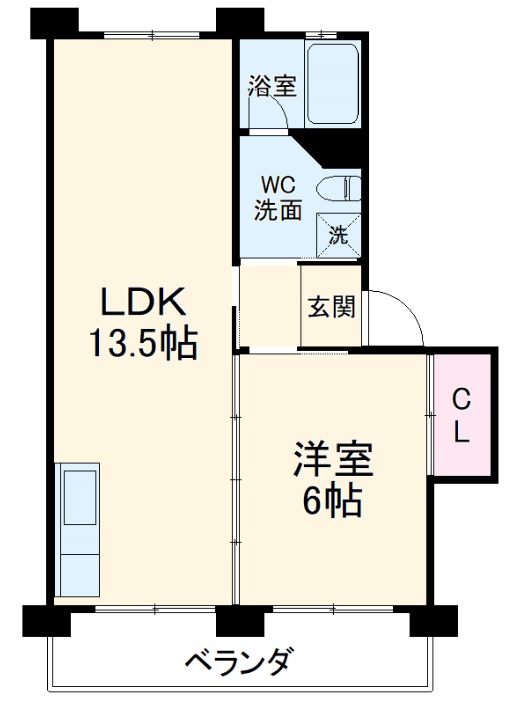 千草台団地5号棟の間取り