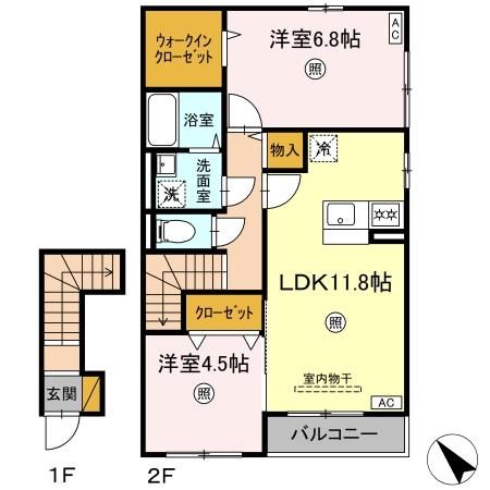 サンクレージュの間取り