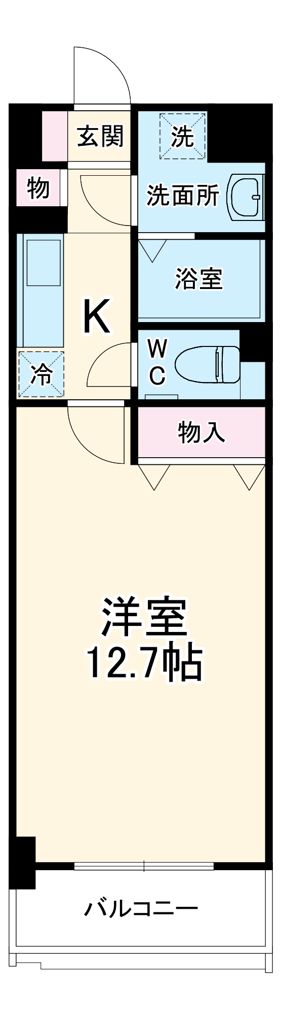 シャルマン溝の口の間取り