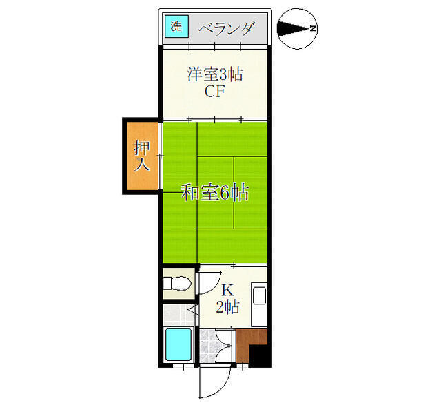 第2よしながビルの間取り