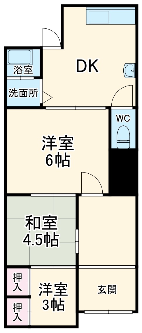 愛西戸建の間取り