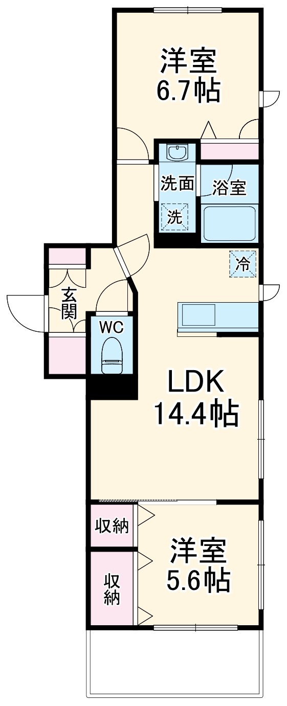 La Luce美しが丘の間取り