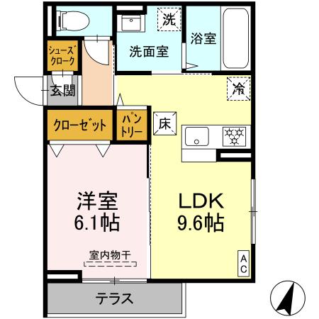 コンフォール西鶴間4丁目の間取り