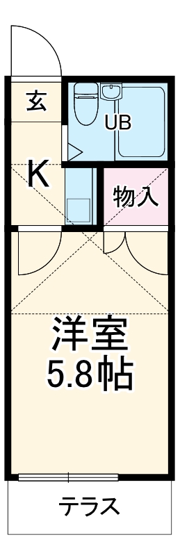 ABLE HIRATSUKAの間取り