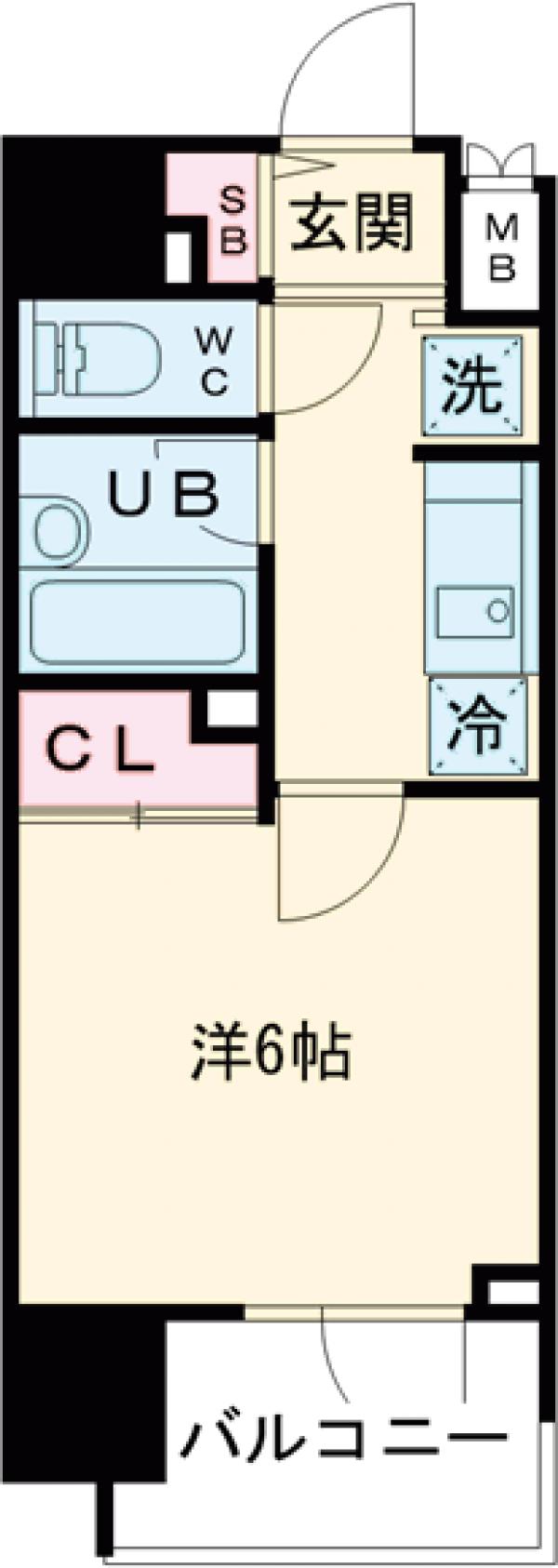大森海岸レジデンスの間取り