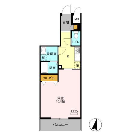 エキスポコンフォート Ⅱの間取り
