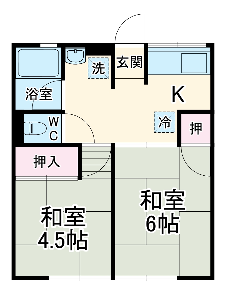 シティハイム山根の間取り