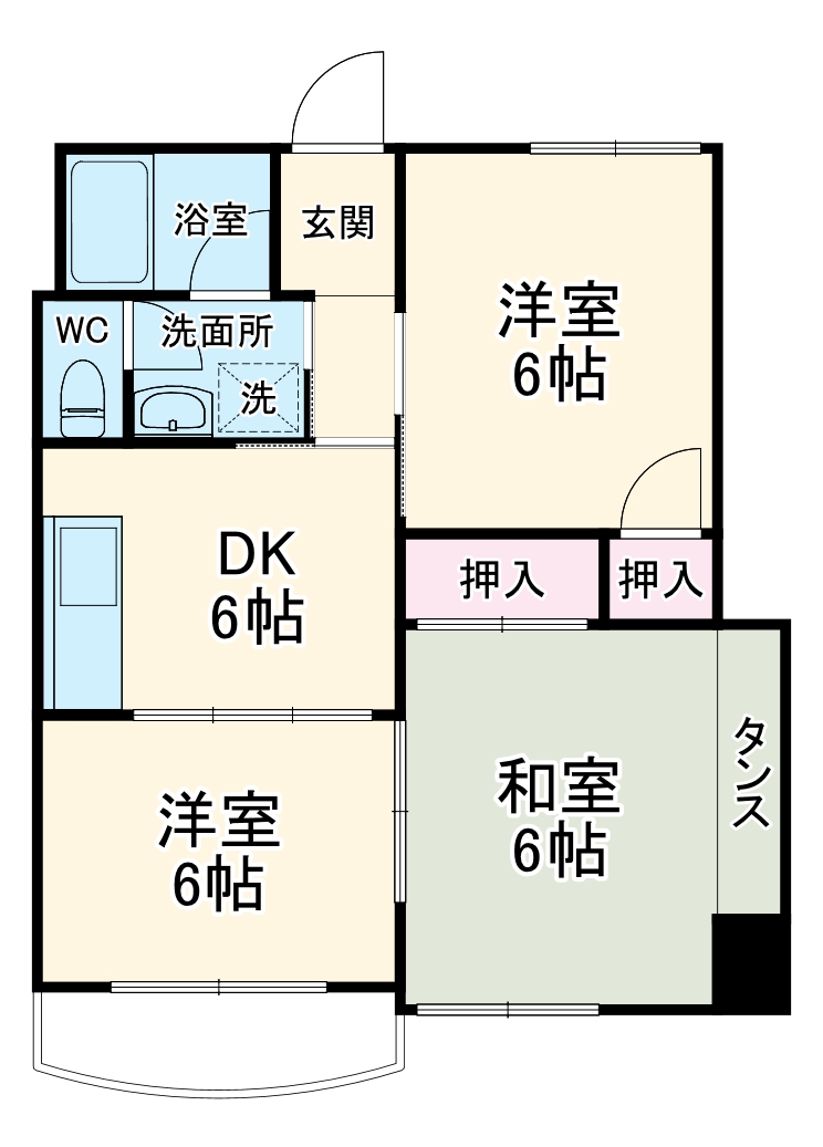 メゾンアルファの間取り
