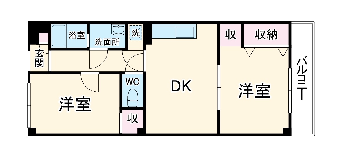コーポコウケンの間取り