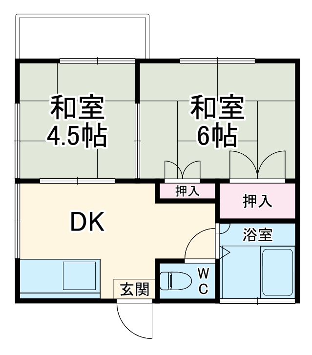 シノザキハイムの間取り