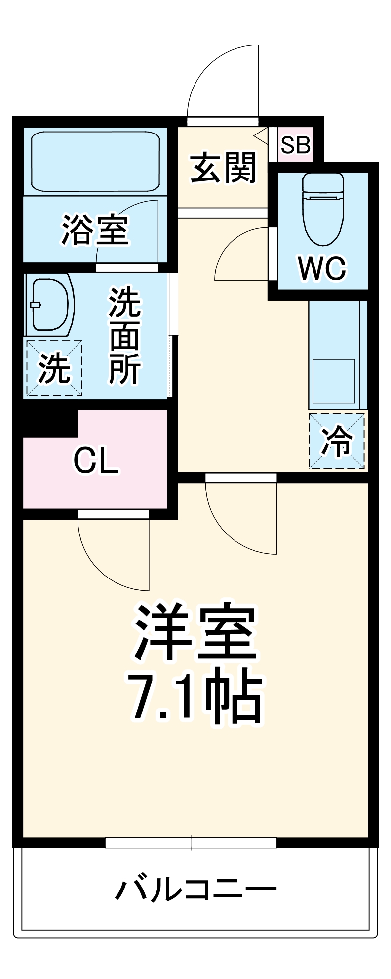ラントヴィル西船橋の間取り