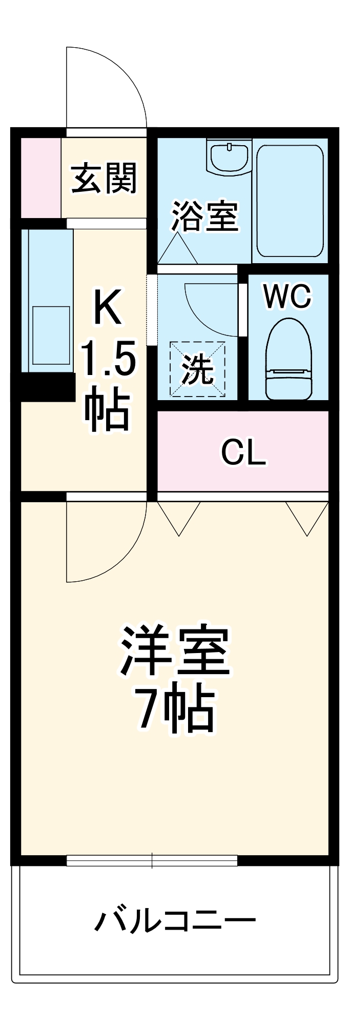 サンパティオBの間取り