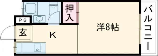三宅マンションの間取り