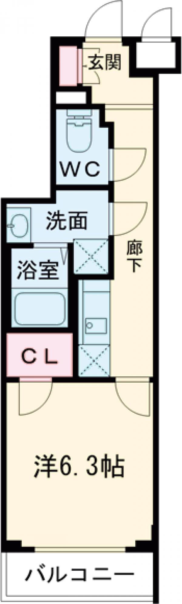 XEBEC小竹向原の間取り