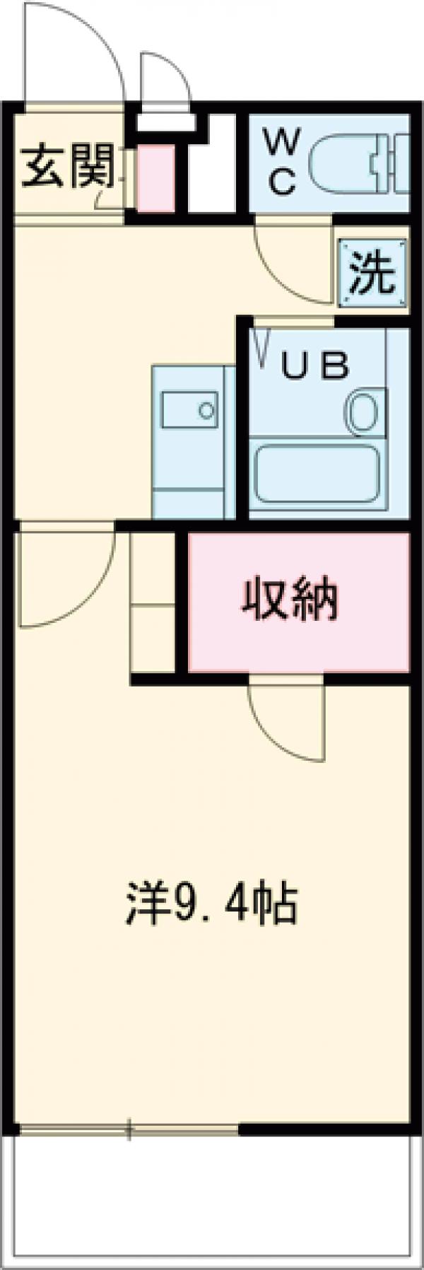 レオパレス橙の間取り