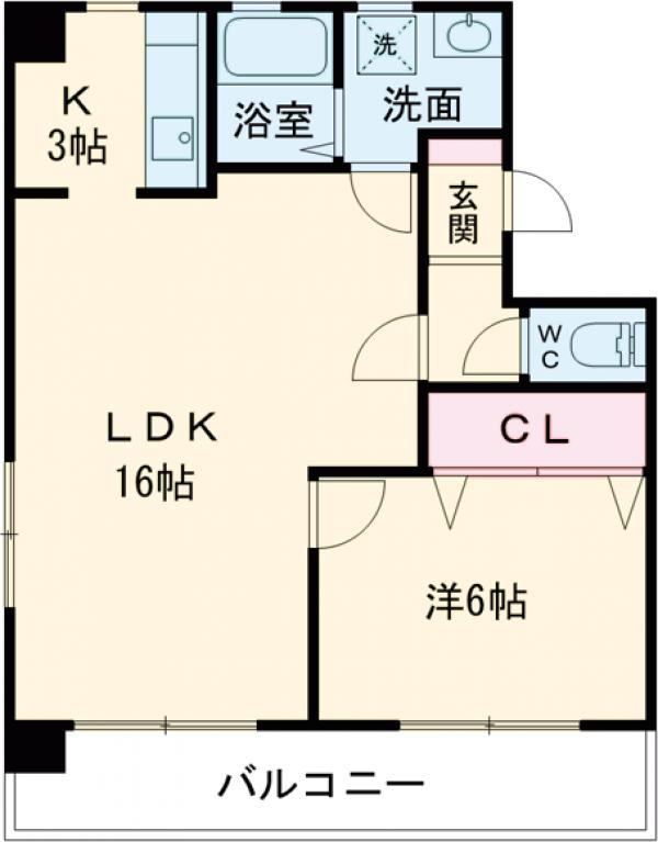 プライムKイーストの間取り