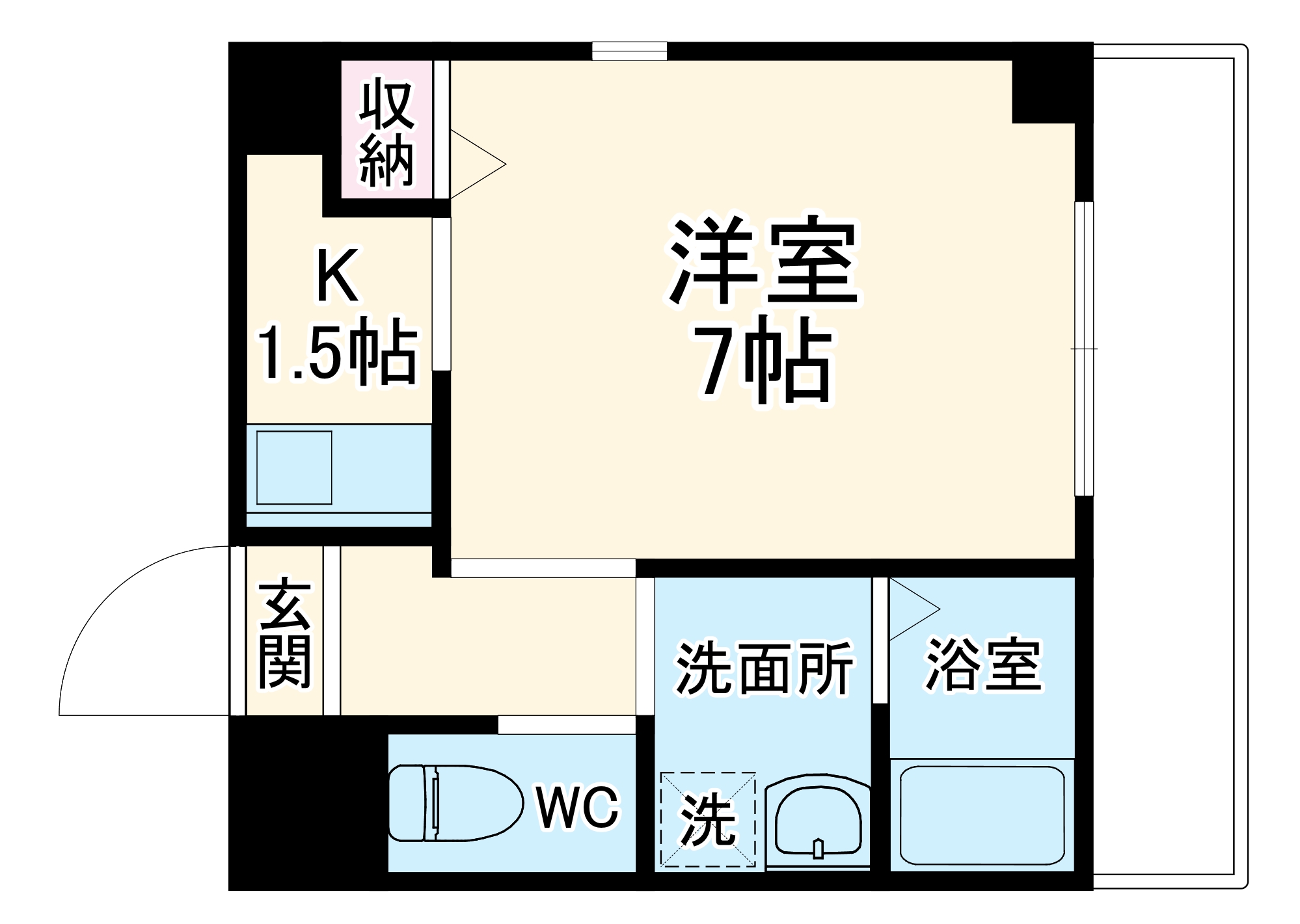 ラ・ミュー藤ヶ丘の間取り