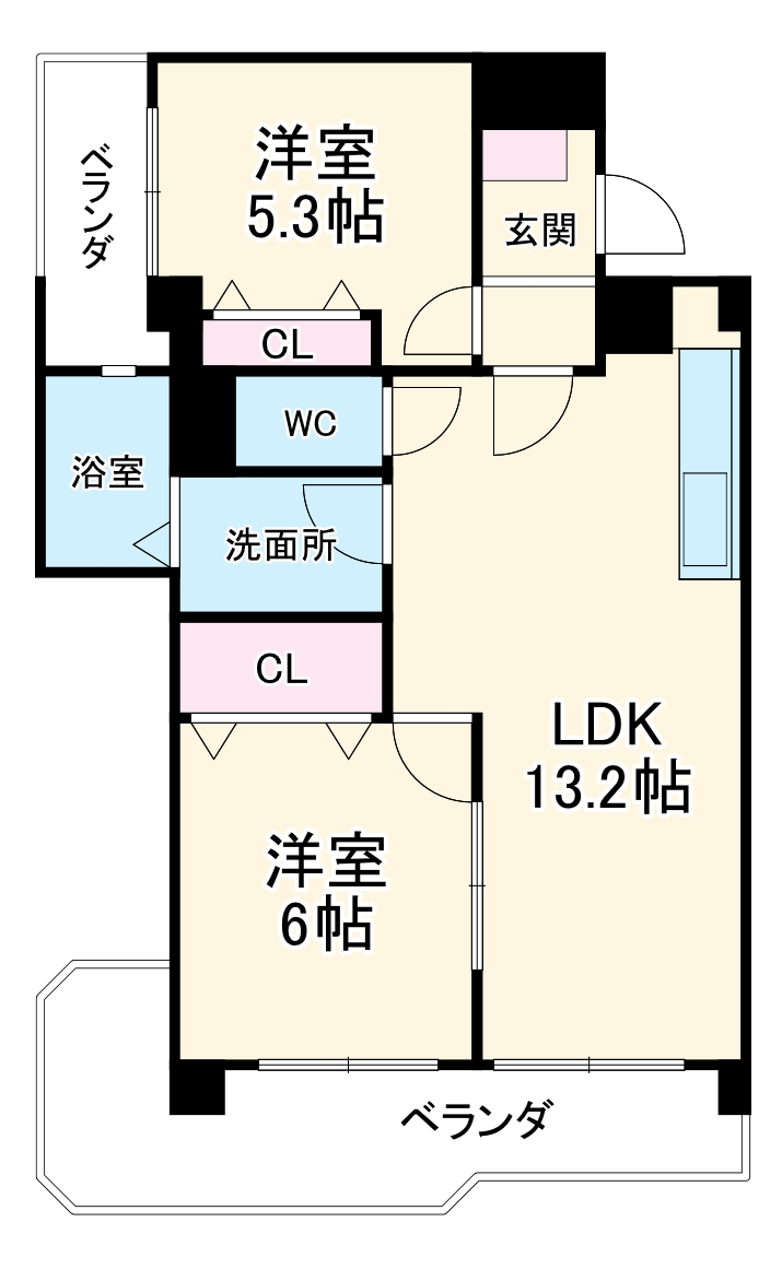 メゾン野並の間取り