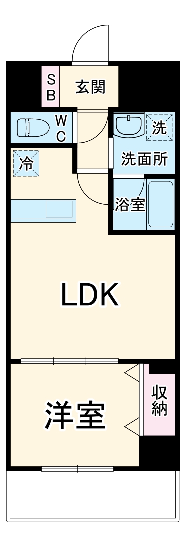 ロイジェント日吉Ⅱの間取り