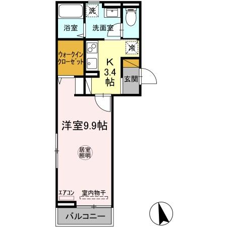 グランセレスタ Bの間取り