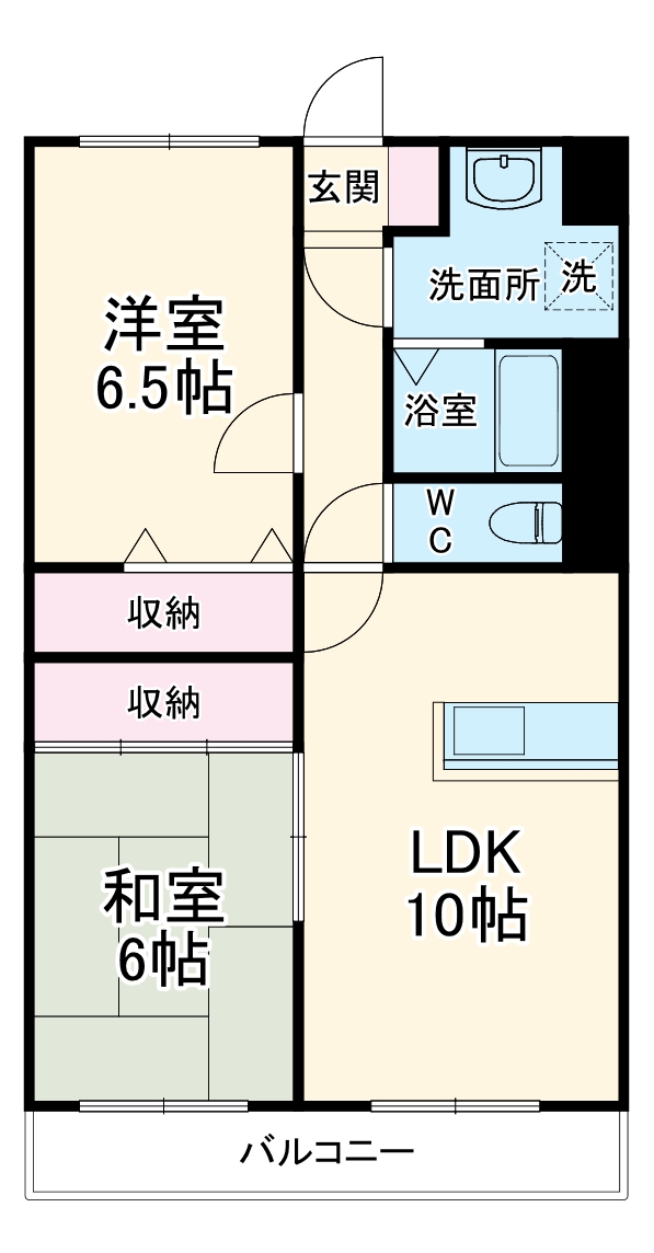 STATION FRONTの間取り