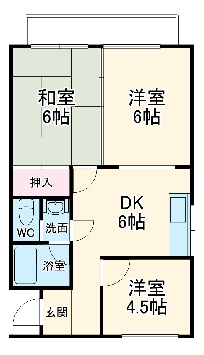 ルーセントKの間取り