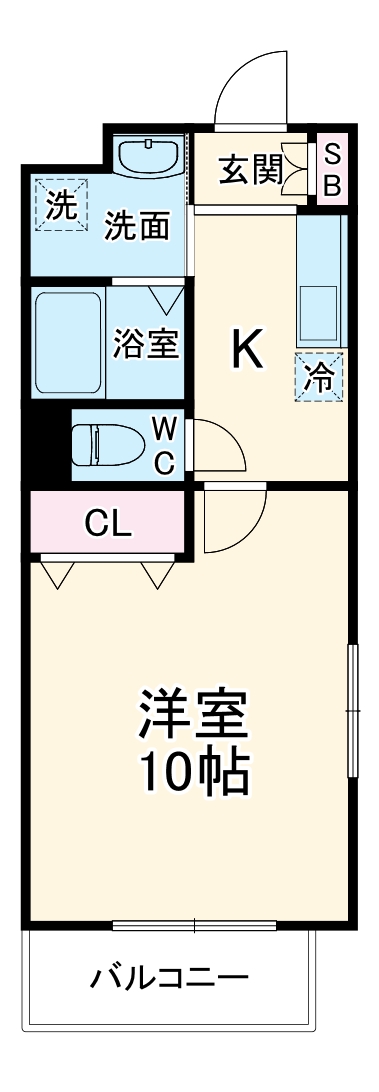 アビタシオンシャームの間取り