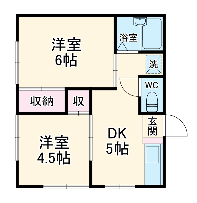 ラシェール鎌ケ谷の間取り