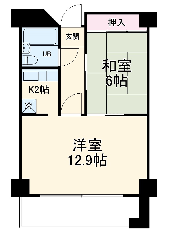 ジュネス小田原の間取り