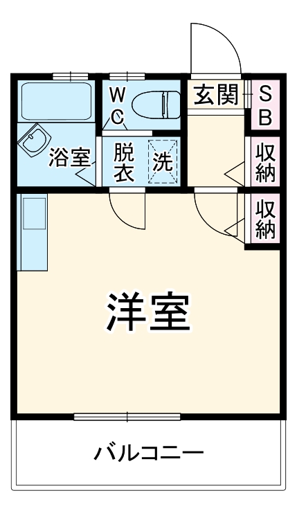ランドヒルズ横浜B棟の間取り
