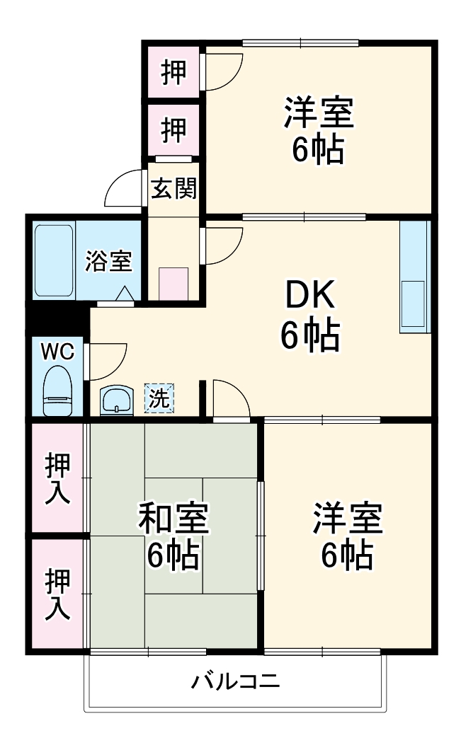 グランドールパレスの間取り