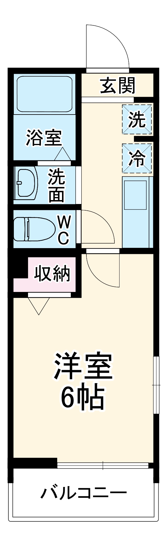 MELDIA西浦和Ⅳの間取り