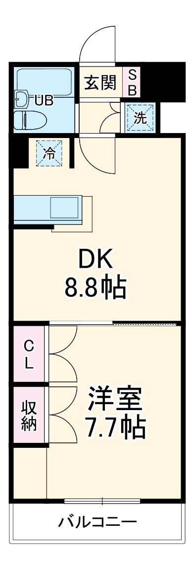 ローズマンションA7の間取り