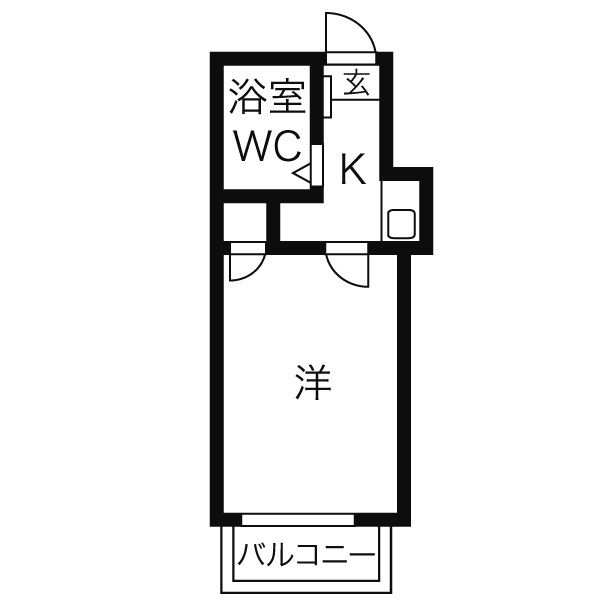 レオパレス八田第9の間取り