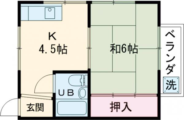 コーポ小林の間取り