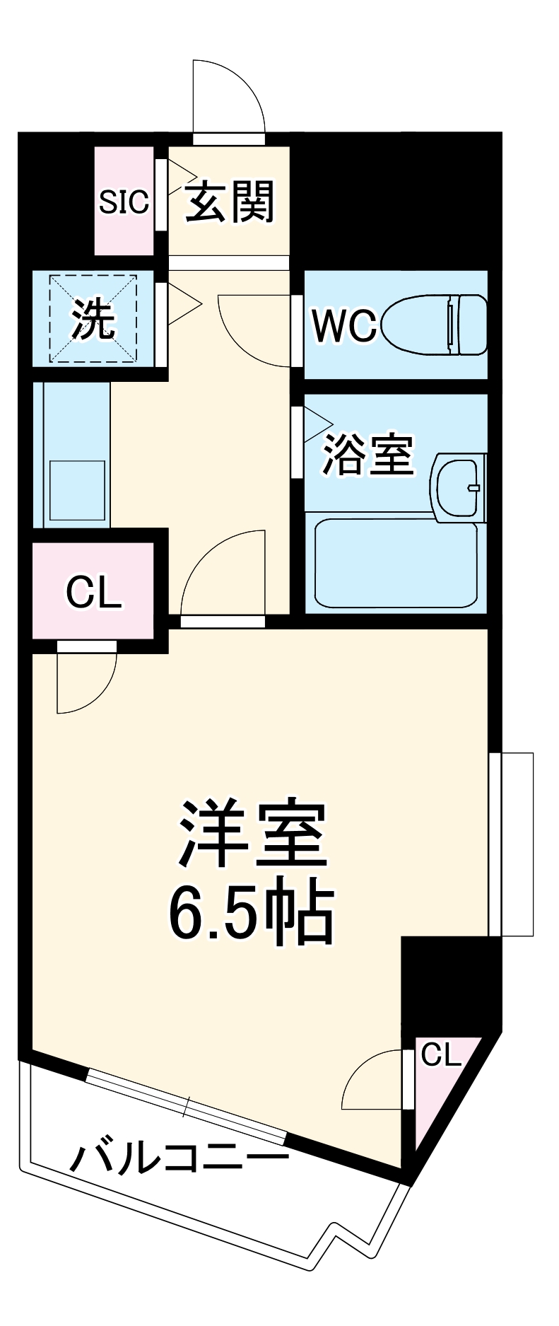 シャイン塩釜ハイツの間取り
