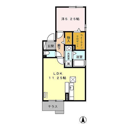 ジラソーレ・フォーレ フォーレの間取り