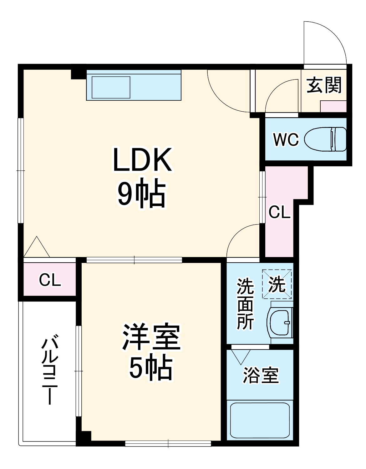 couleur稲毛東の間取り
