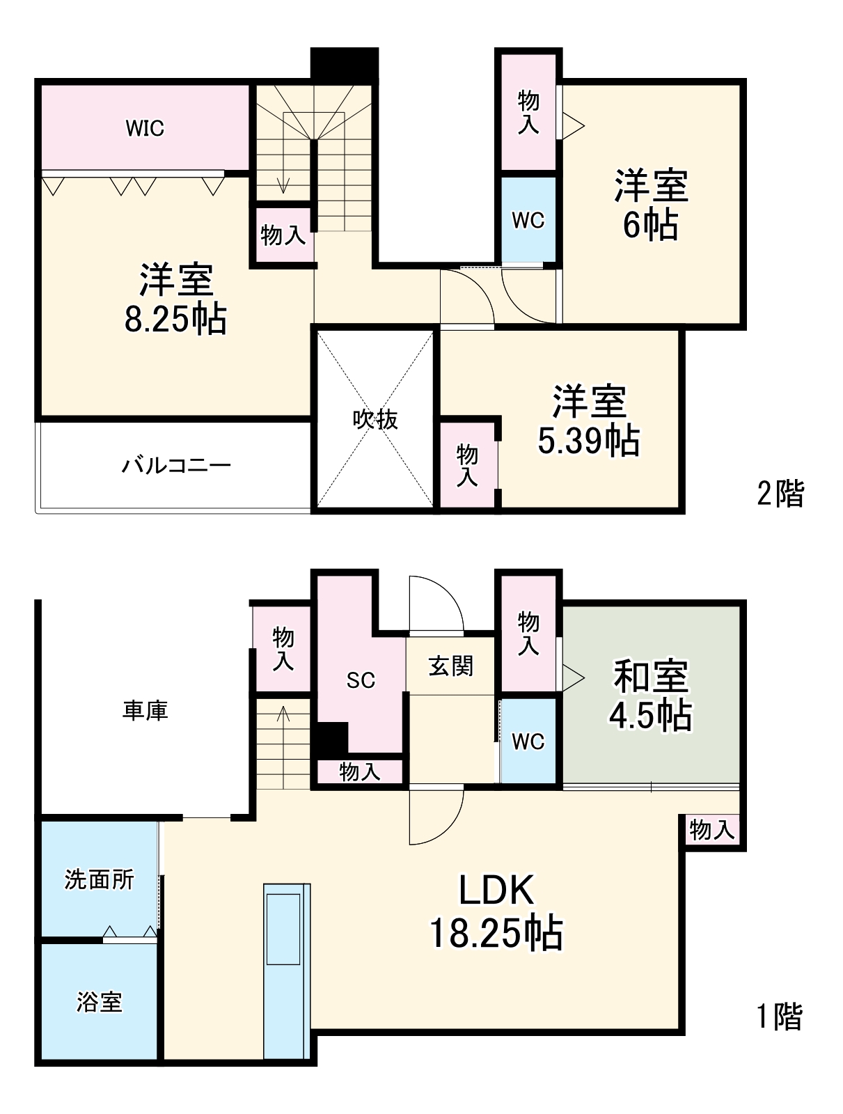 古江台6丁目戸建の間取り