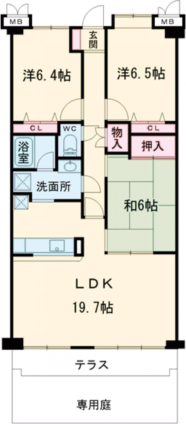 エクセラージュ嵐山の間取り