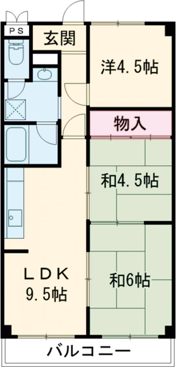 ジョイ嵯峨野の間取り
