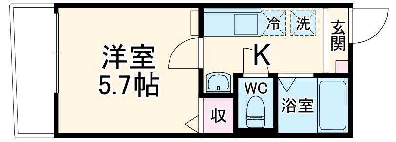 リーヴェルポート横浜和田町の間取り