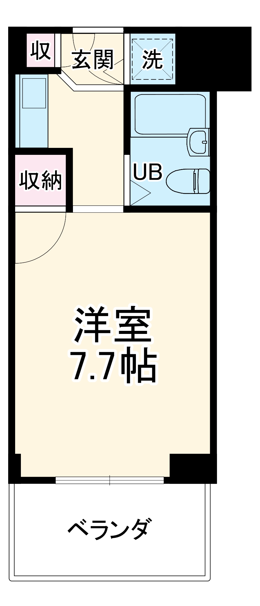 グランリッチ箕面の間取り