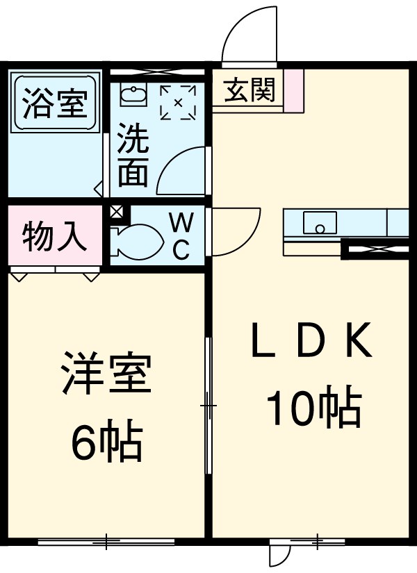 コート藤 弐番館の間取り