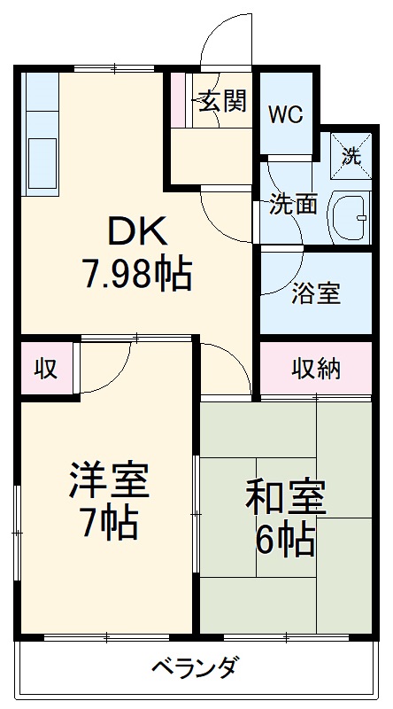 エスポワール野川の間取り