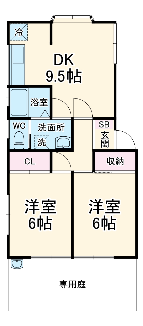 サニーヒル真鶴2号館の間取り