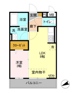 オーパスの間取り